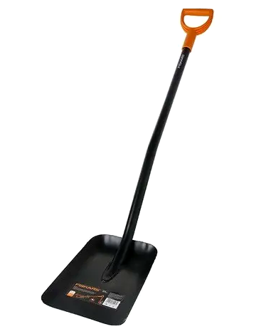 Садовая лопата совковая 127 см рессорная сталь для земляных работ Fiskars СS-0075 - изображение 4