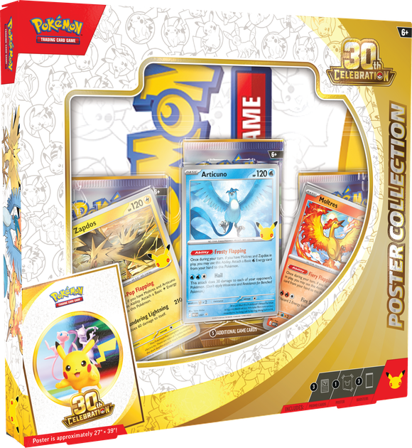 Zestaw kart Pokemon TCG: 30th Celebration - Poster Collection (196214147218) - obraz 3