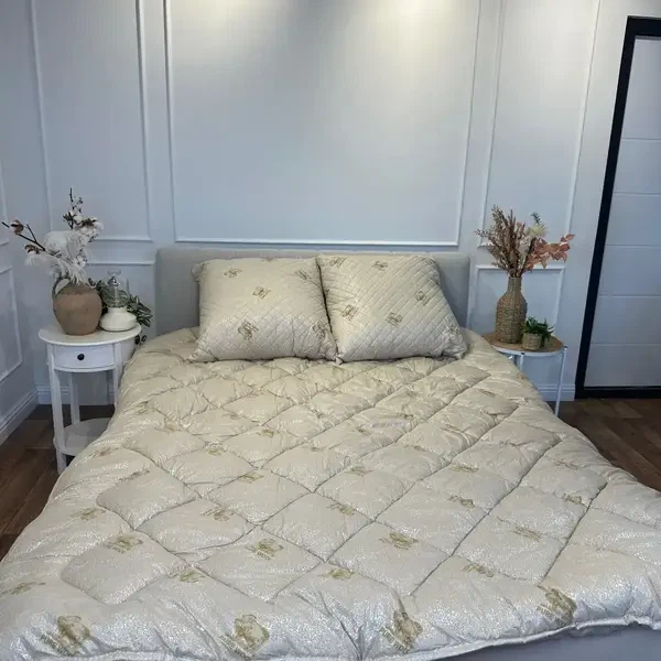Одеяло Pure Wool Casablank 100%шерсть с хлопком 150х200см бежевый (volt11) - Фото 1 Одеяло Pure Wool Casablank 100%шерсть с хлопком 150х200см бежевый (volt11) - изображение 1