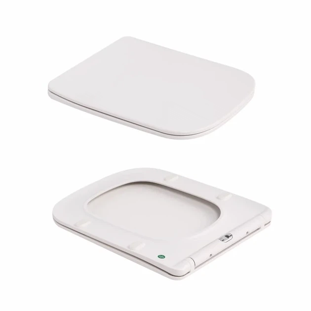 Унитаз подвесной Qtap Tern Ultra Quiet 520x345x325 мм Дюропласт Marble - изображение 8