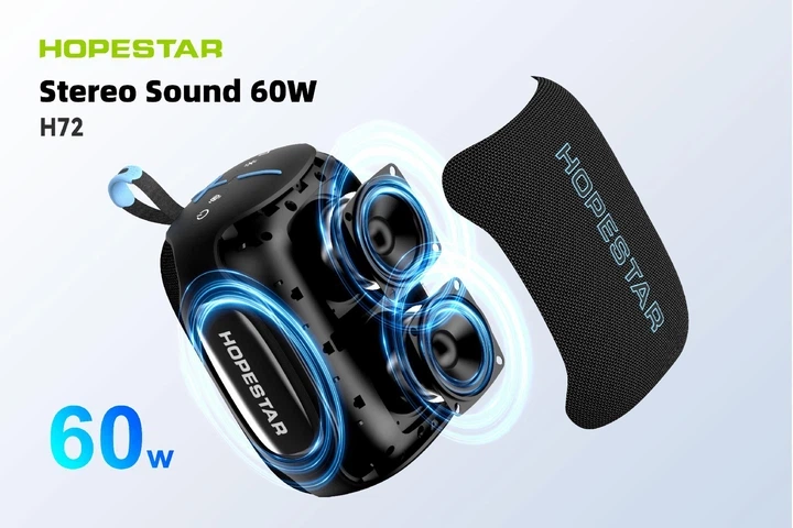 Портативная колонка Hopestar H72 60 Вт Черная (H72) - изображение 2