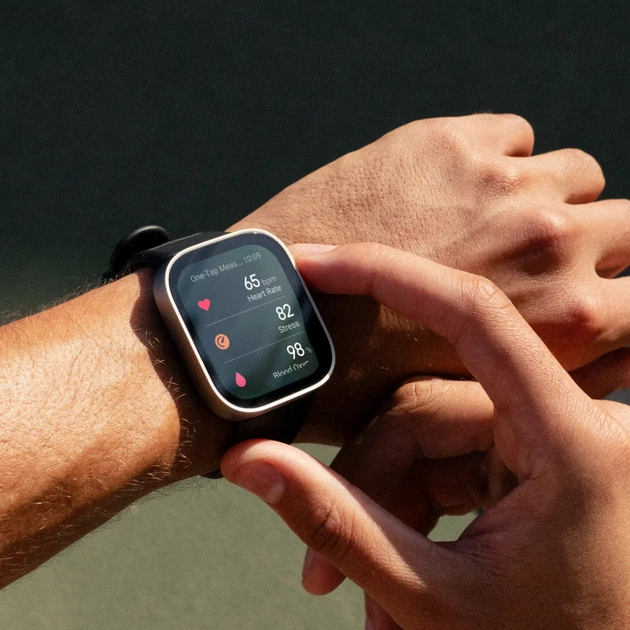 Смарт-годинник Amazfit Bip Max 1.32" AMOLED GPS NFC Водозахист Carbon Gray (W2568AP3N) - Фото 6 Смарт-годинник Amazfit Bip Max 1.32" AMOLED GPS NFC Водозахист Carbon Gray (W2568AP3N) - зображення 6