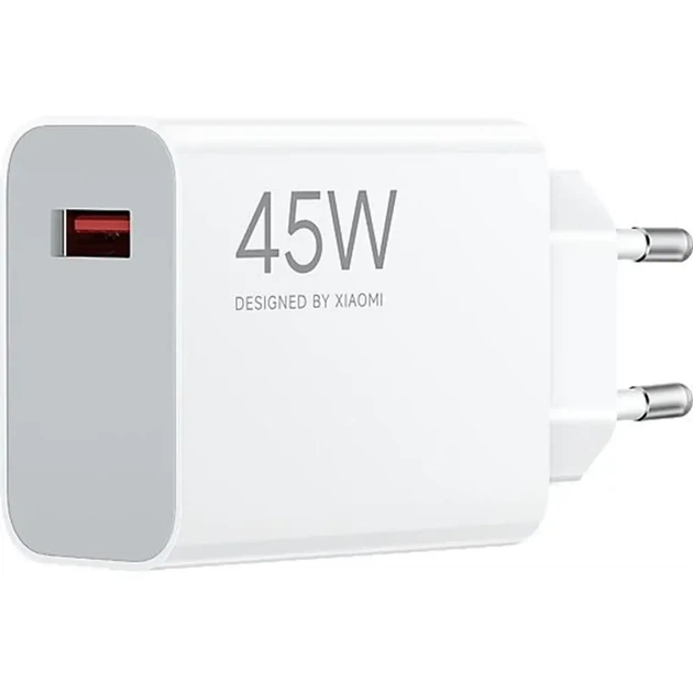 Зарядное устройство для телефона Xiaomi 45 Вт Turbo Charging USB-A Белый (BHR07SLEU) - изображение 2