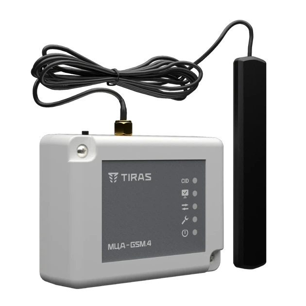 Модуль цифрового GSM-автодозвону Тірас Tiras МЦА-GSM.4 - Фото 1 Модуль цифрового GSM-автодозвону Тірас Tiras МЦА-GSM.4 - зображення 1