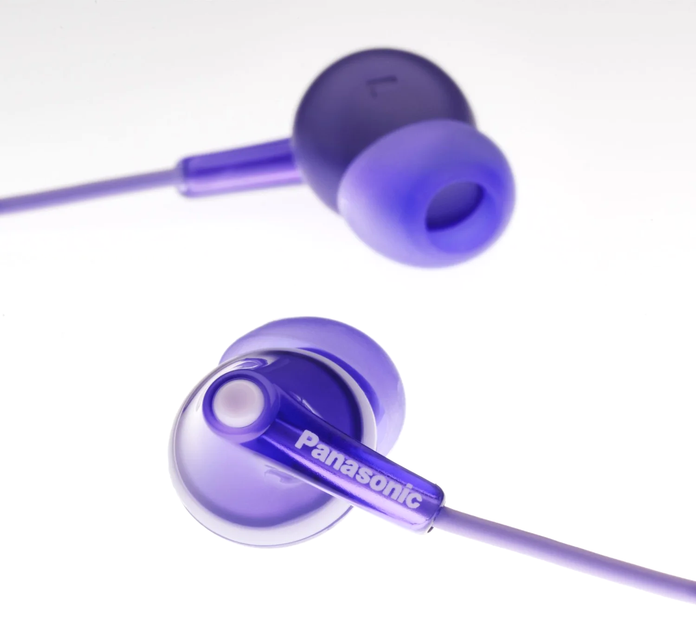Навушники Panasonic RP-HJE125E-V Violet - Фото 2 Навушники Panasonic RP-HJE125E-V Violet - зображення 2