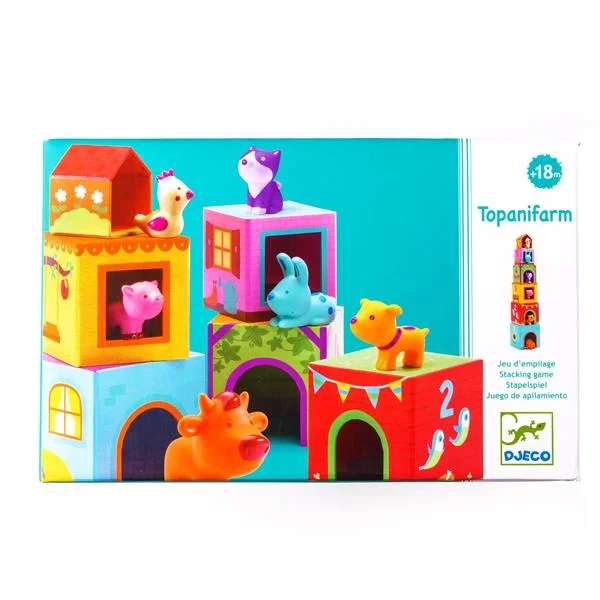 Игровой набор Топанимо ферма 12 эл. картон, резина разноцветный - изображение 2