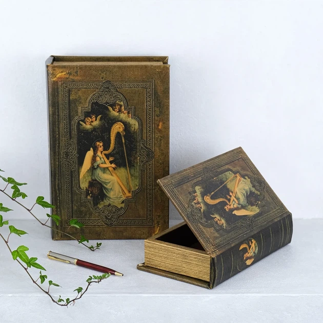 Скринька набір з 2-х книг Дівчина з арфою Гранд Презент 27-KSH-XZ-L0479 - изображение 5