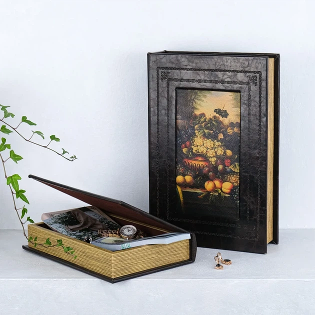 Скринька у формі книги набір з 2-х Фрукти Гранд Презент 33-KSH-XZ-PU09125A - изображение 5
