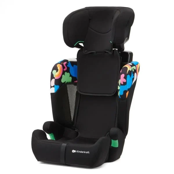 Автокрісло Kinderkraft Comfort Up i-Size 9-36 кг текстиль чорний з малюнком 61,5-84х44х49 см - Фото 4 Автокрісло Kinderkraft Comfort Up i-Size 9-36 кг текстиль чорний з малюнком 61,5-84х44х49 см - зображення 4