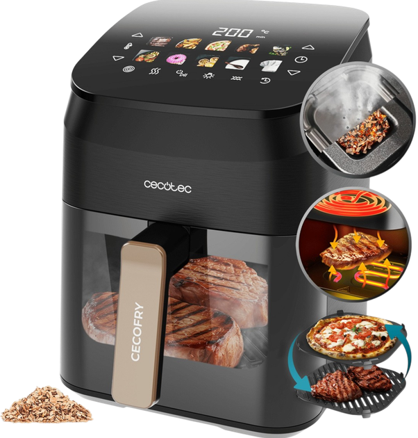 Мультипіч Cecotec Cecofry&Grill Smokin’ 4500 (A01_EU01_101134) - зображення 3