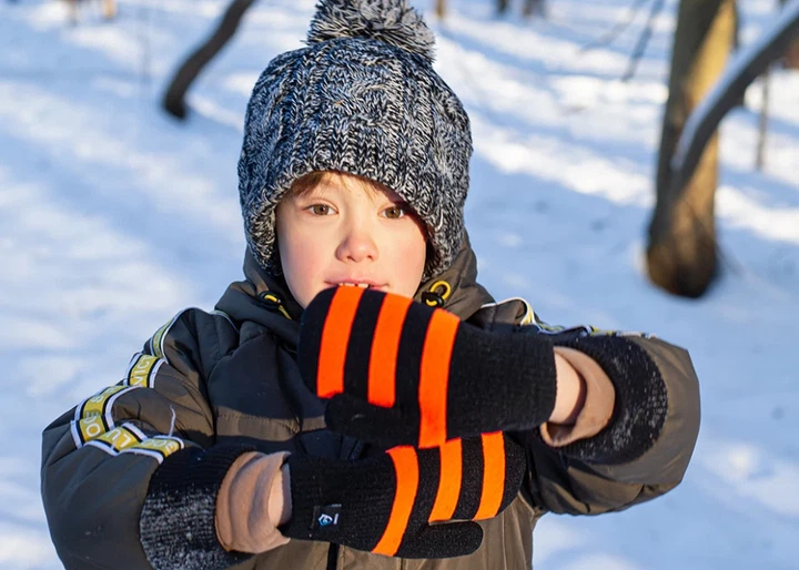 Рукавички водонепроникні Dexshell Children Mitten L 88% поліамід Яскравий - зображення 7