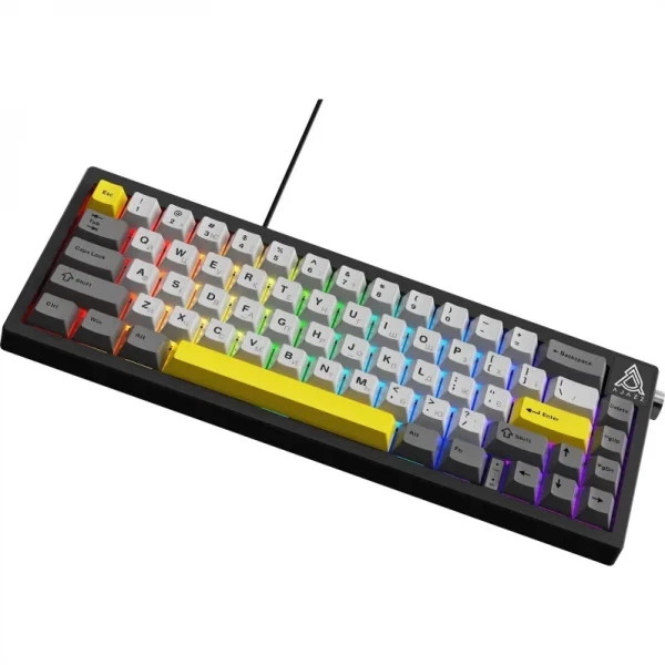 Клавиатура Ajazz ak650 Moon Yellow switches Gray White Yellow (ak650-my-gwy) - Фото 4 Клавиатура Ajazz ak650 Moon Yellow switches Gray White Yellow (ak650-my-gwy) - изображение 4
