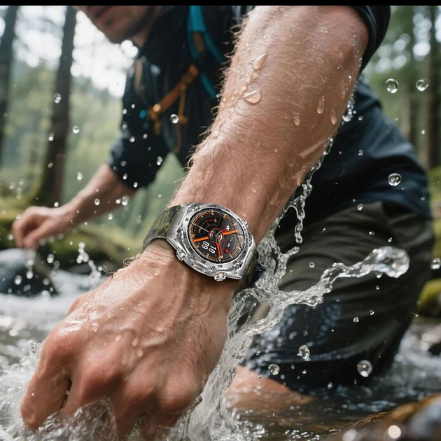 Розумний смарт годинник Smart Flash Rubber Silver - зображення 9