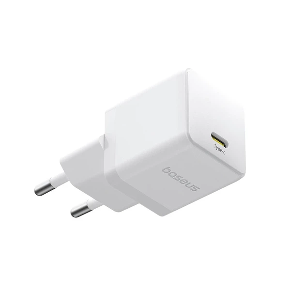 Мережевий зарядний пристрій Baseus Palm Fast Charger 1C 30W EU Moon White - Фото 4 Мережевий зарядний пристрій Baseus Palm Fast Charger 1C 30W EU Moon White - изображение 4