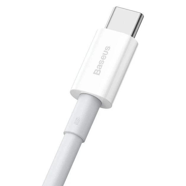 Кабель Baseus Superior Series Fast Charging Data Cable USB to Type-C 66W 2m White - Фото 5 Кабель Baseus Superior Series Fast Charging Data Cable USB to Type-C 66W 2m White - зображення 5