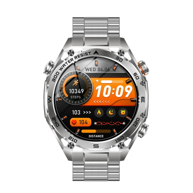 Розумний смарт годинник Smart Flash Steel Silver - зображення 3