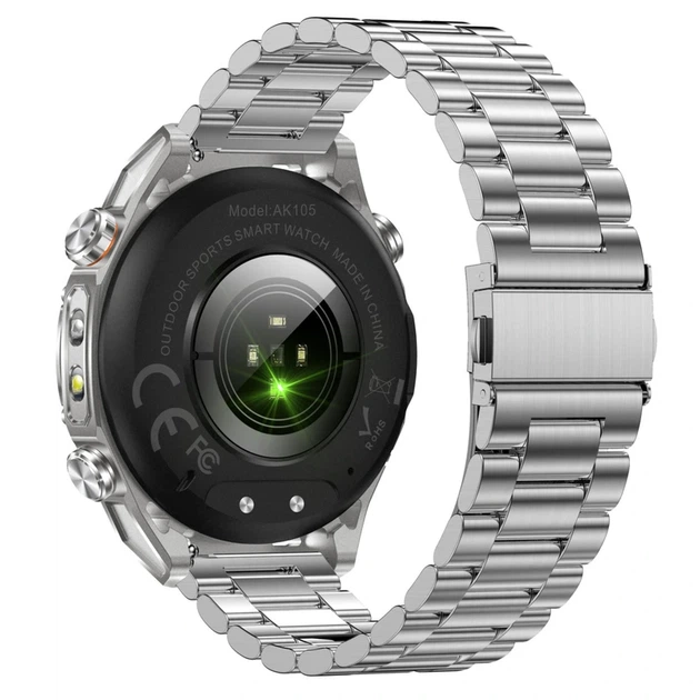 Розумний смарт годинник Smart Flash Steel Silver - зображення 12