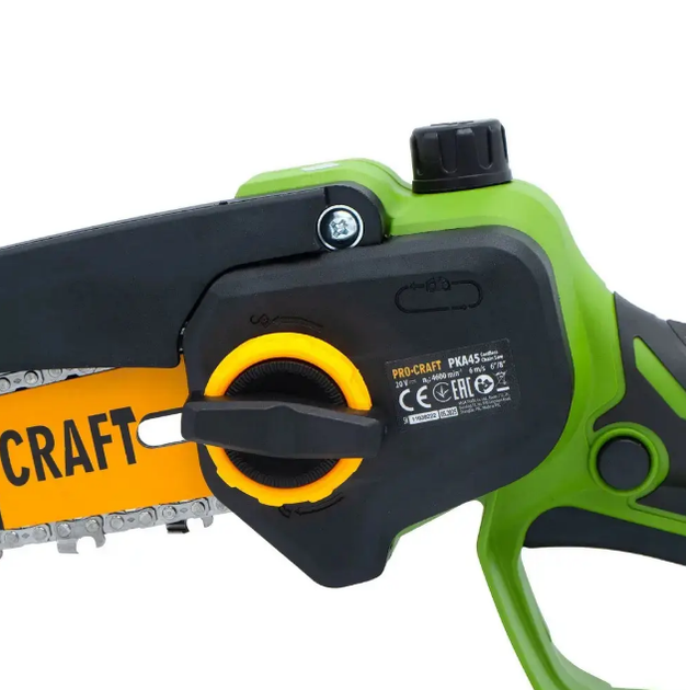 Акумуляторна ланцюгова пила PROCRAFT PKA45 з акумулятором 20В 2 Аг, з 2 шинами та 2 ланцюгами - зображення 2