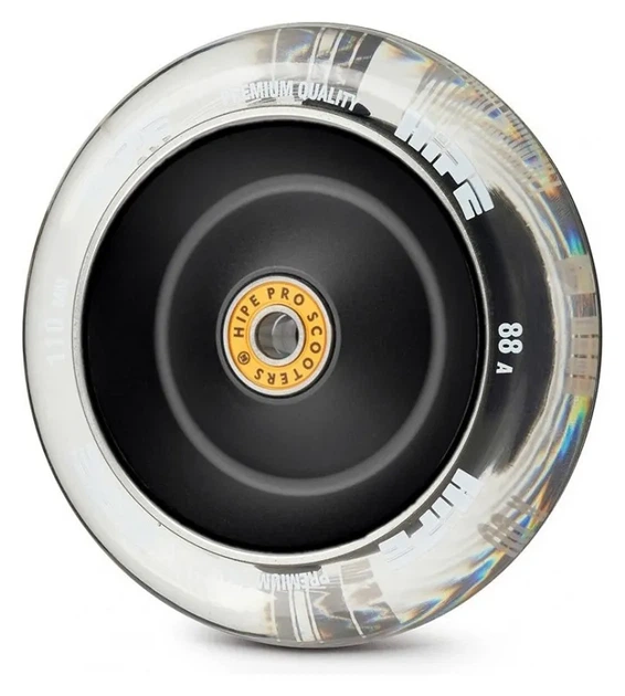 Колесо для трюкового самоката Hipe H5, transparent/white (SPT_250709) - Фото 1 Колесо для трюкового самоката Hipe H5, transparent/white (SPT_250709) - зображення 1