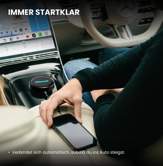 Приставка OTTOCAST P3 PRO повноцінний Android та бездротовий CarPlay&Android Auto - зображення 7