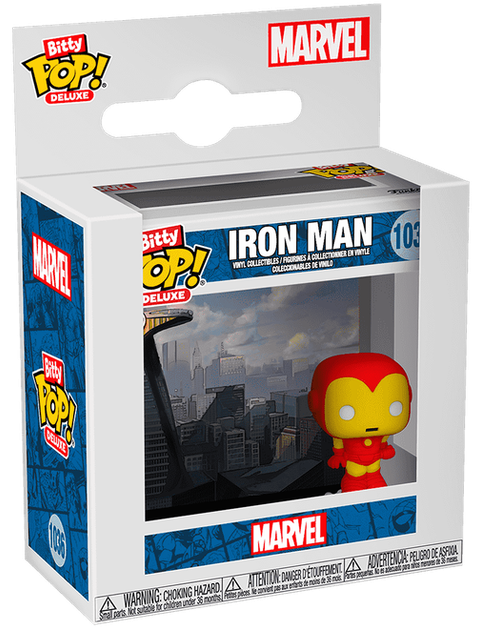 Фигурка Funko Bitty Pop! Deluxe DIORAMA: Marvel Avengers — #1036 Iron Man (Avengers Tower), Железный Человек (Башня Мстителей) - Фото 1 Фигурка Funko Bitty Pop! Deluxe DIORAMA: Marvel Avengers — #1036 Iron Man (Avengers Tower), Железный Человек (Башня Мстителей) - изображение 1