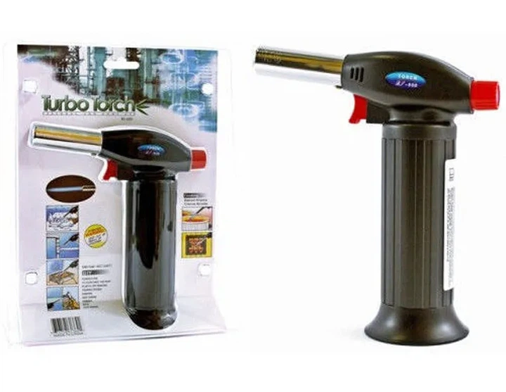 Кухонна пальник Turbo Torch газова 15,5х6,5х17,5 см Чорна - Фото 4 Кухонна пальник Turbo Torch газова 15,5х6,5х17,5 см Чорна - зображення 4