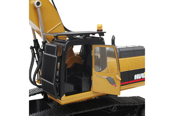 Радіокерований екскаватор Huina 1:10 Metal 22CH 2.4GHz з металевим ковшем, світлом і звуком - Фото 2 Радіокерований екскаватор Huina 1:10 Metal 22CH 2.4GHz з металевим ковшем, світлом і звуком - зображення 2