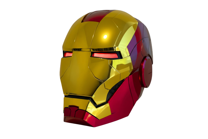 Электронный шлем Железного человека Iron Man MK5 с голосовым управлением и пультом управления AutoKing - Фото 1 Электронный шлем Железного человека Iron Man MK5 с голосовым управлением и пультом управления AutoKing - изображение 1