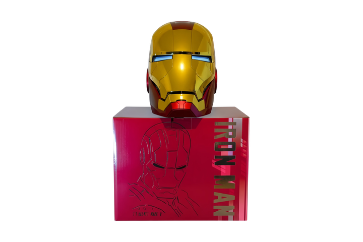 Электронный шлем Железного человека Iron Man MK5 с голосовым управлением и пультом управления AutoKing - Фото 4 Электронный шлем Железного человека Iron Man MK5 с голосовым управлением и пультом управления AutoKing - изображение 4