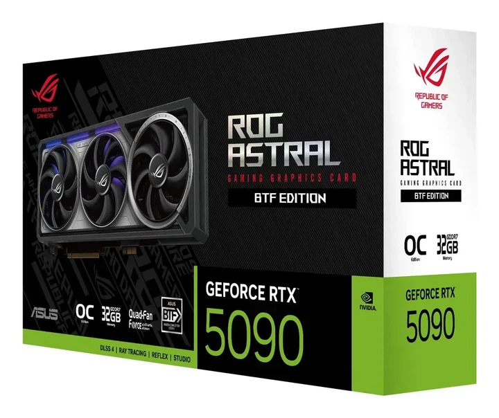 Видеокарта ASUS ROG Astral GeForce RTX 5090 OC 32GB (ROG-ASTRAL-RTX5090-O32G-GAMING) - изображение 8