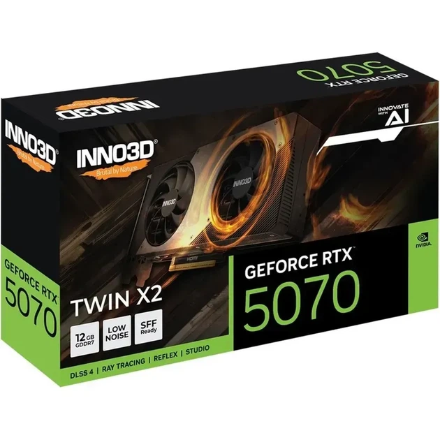 Відеокарта Inno3D GeForce RTX 5070 TWIN X2 (N50702-12D7-195064N) - зображення 10