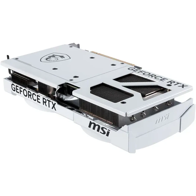 Видеокарта MSI GeForce RTX 5070 VENTUS 2X OC WHITE (RTX 5070 12G VENTUS 2X OC WHITE) - Фото 3 Видеокарта MSI GeForce RTX 5070 VENTUS 2X OC WHITE (RTX 5070 12G VENTUS 2X OC WHITE) - изображение 3