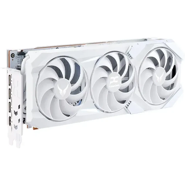 Видеокарта PowerColor Radeon RX 9070 XT Red Devil Spectral White (RX9070XT 16G-E/OC/WHITE) - изображение 3