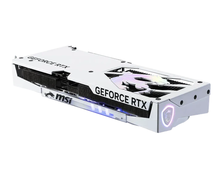 Видеокарта MSI GeForce RTX 5060 Ti GAMING TRIO WHITE (RTX 5060 Ti 8G GAMING TRIO WHITE) - Фото 3 Видеокарта MSI GeForce RTX 5060 Ti GAMING TRIO WHITE (RTX 5060 Ti 8G GAMING TRIO WHITE) - изображение 3