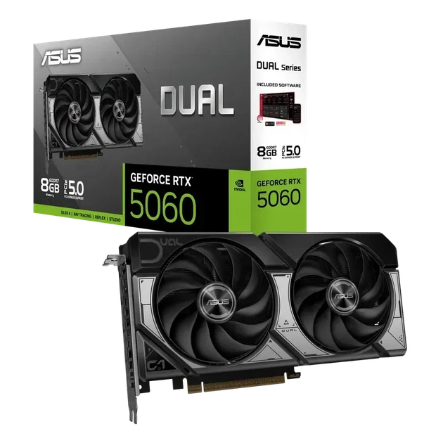 Видеокарта Asus Dual GeForce RTX 5060 (DUAL-RTX5060-8G) - Фото 9 Видеокарта Asus Dual GeForce RTX 5060 (DUAL-RTX5060-8G) - изображение 9