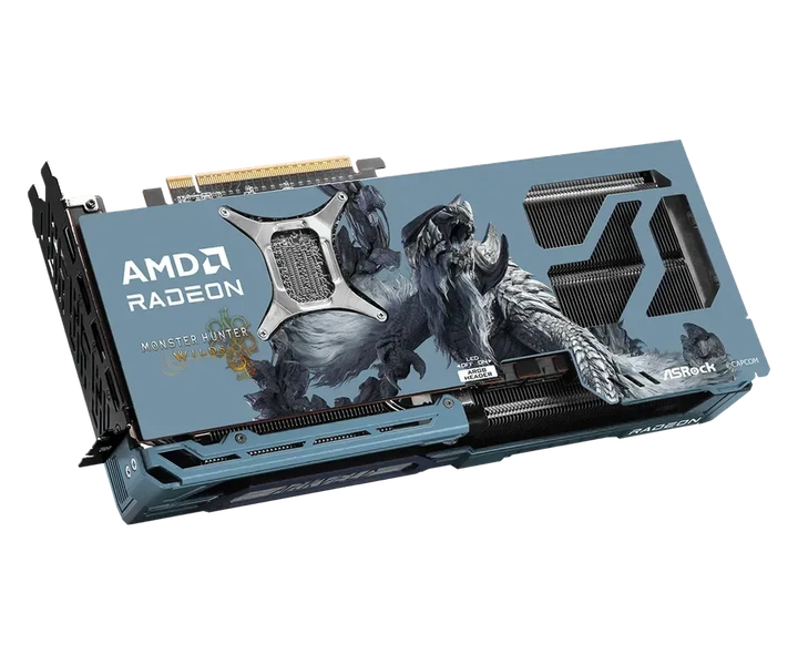 Видеокарта ASRock Radeon RX 9070 XT Monster Hunter Wilds Edition (RX9070XT MH 16G) - изображение 7