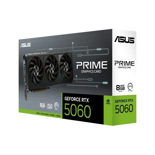 Видеокарта Asus PRIME GeForce RTX 5060 (PRIME-RTX5060-8G) - Фото 4 Видеокарта Asus PRIME GeForce RTX 5060 (PRIME-RTX5060-8G) - изображение 4