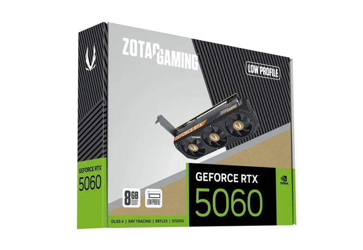 Видеокарта Zotac GeForce RTX 5060 GAMING Low Profile (ZT-B50600L-10L) - изображение 8