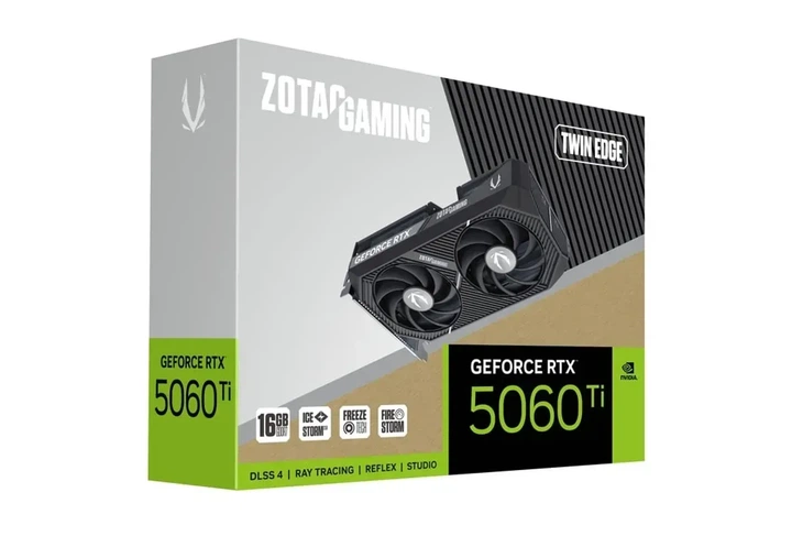 Видеокарта Zotac GeForce RTX 5060 Ti GAMING Twin Edge (ZT-B50620E-10M) - изображение 7