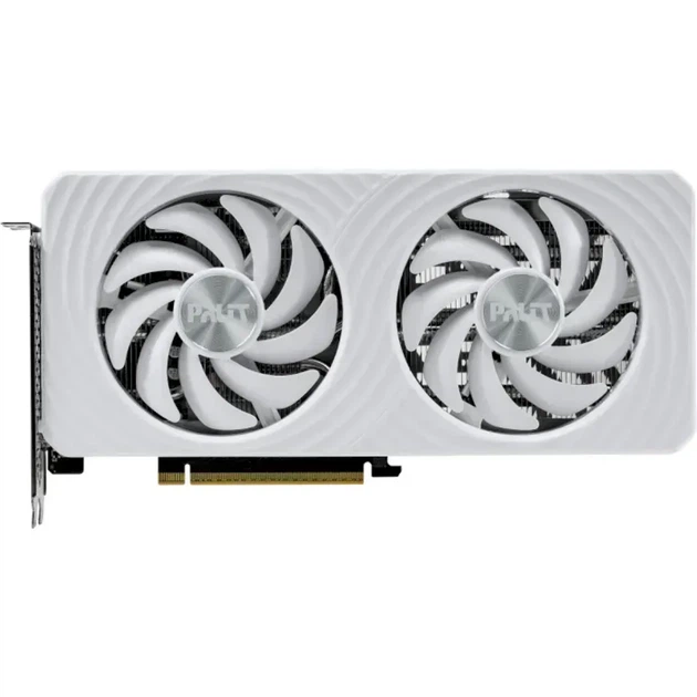 Видеокарта Palit GeForce RTX 5060 White OC (NE75060U19P1-GB2063M) - Фото 2 Видеокарта Palit GeForce RTX 5060 White OC (NE75060U19P1-GB2063M) - изображение 2