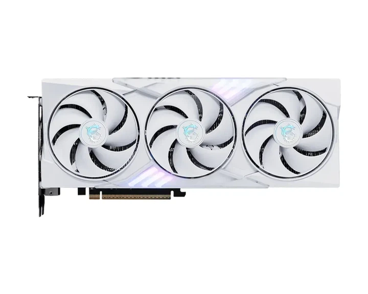 Видеокарта MSI GeForce RTX 5060 GAMING TRIO OC WHITE (RTX 5060 8G GAMING TRIO OC WHITE) - Фото 2 Видеокарта MSI GeForce RTX 5060 GAMING TRIO OC WHITE (RTX 5060 8G GAMING TRIO OC WHITE) - изображение 2