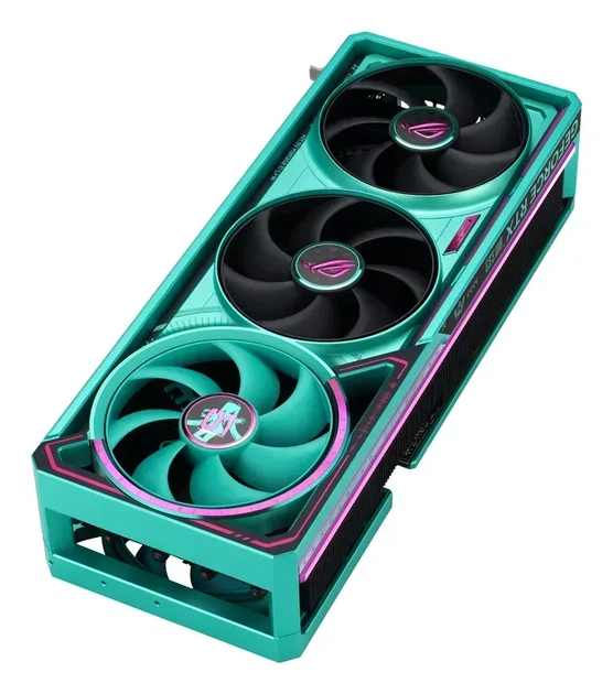 Видеокарта Asus ROG Astral GeForce RTX 5080 HATSUNE MIKU Edition OC (ROG-ASTRAL-RTX5080-O16G-HATSUNE-MIKU-EDITION) - Фото 8 Видеокарта Asus ROG Astral GeForce RTX 5080 HATSUNE MIKU Edition OC (ROG-ASTRAL-RTX5080-O16G-HATSUNE-MIKU-EDITION) - изображение 8