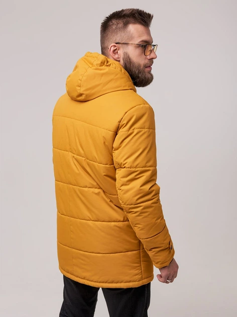 Куртка зимняя мужская Riccardo Б-6 3XL (56) Горчичная - изображение 2