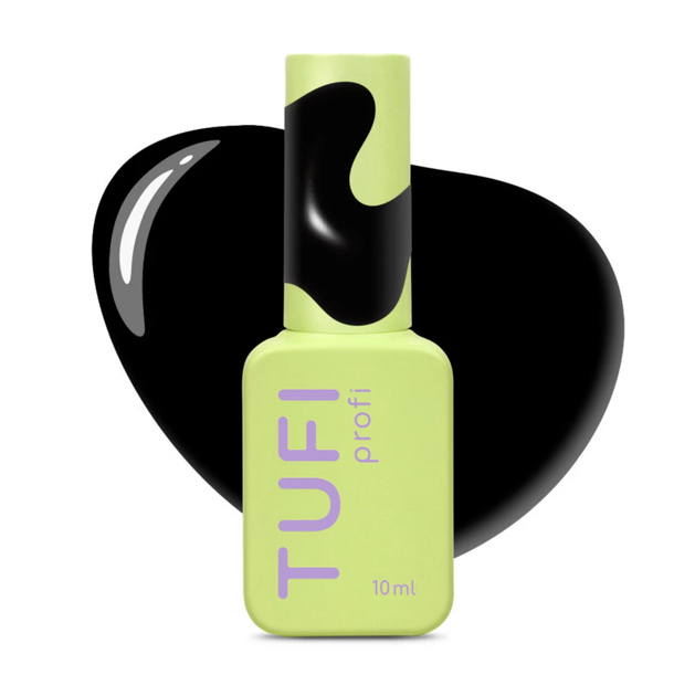 Гель-лак TUFI profi Ultra Black №02 чорний 10 мл - Фото 1 Гель-лак TUFI profi Ultra Black №02 чорний 10 мл - зображення 1