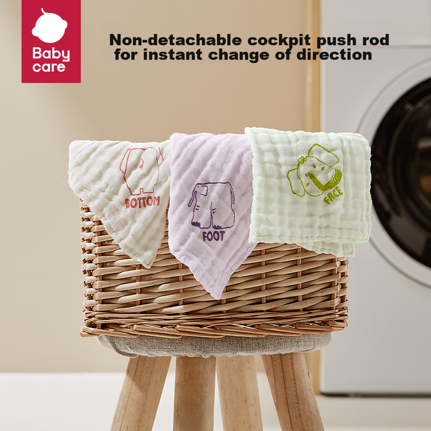Слюнявчик детский Babycare, марлевый, 6 шт, 4 слоя, 30*30 см - изображение 5