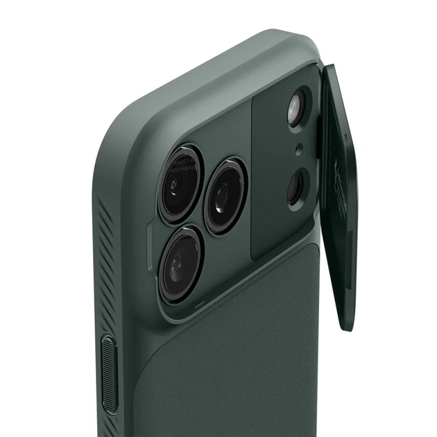 Чехол Spigen Optik Armor для iPhone 17 Pro Max Green with MagSafe (8800283310306) - изображение 6
