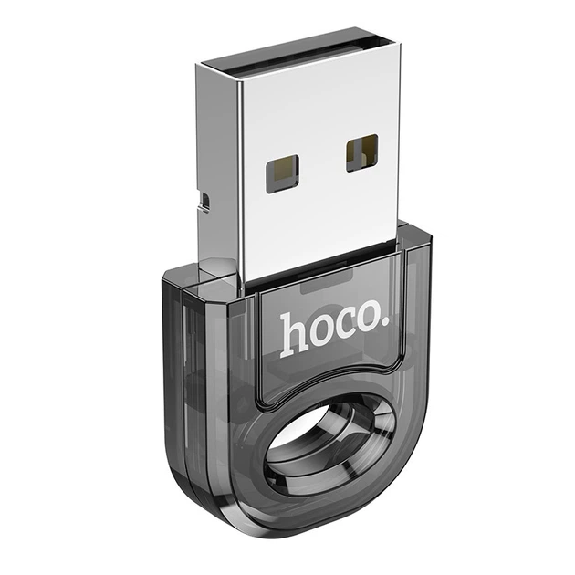 Bluetooth адаптер HOCO UA28 USB BT чорний - Фото 4 Bluetooth адаптер HOCO UA28 USB BT чорний - изображение 4