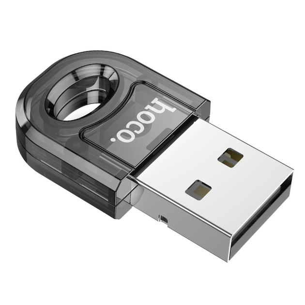 Bluetooth адаптер HOCO UA28 USB BT чорний - Фото 5 Bluetooth адаптер HOCO UA28 USB BT чорний - изображение 5