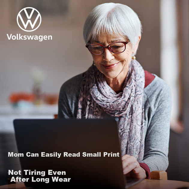 VOLKSWAGEN Німецькі, Оригінальні окуляри для читання Volkswagen для жінок, із захистом від синього світла, елегантні надлегкі окуляри високої чіткості, подарунок для мами, 602-300 - изображение 9