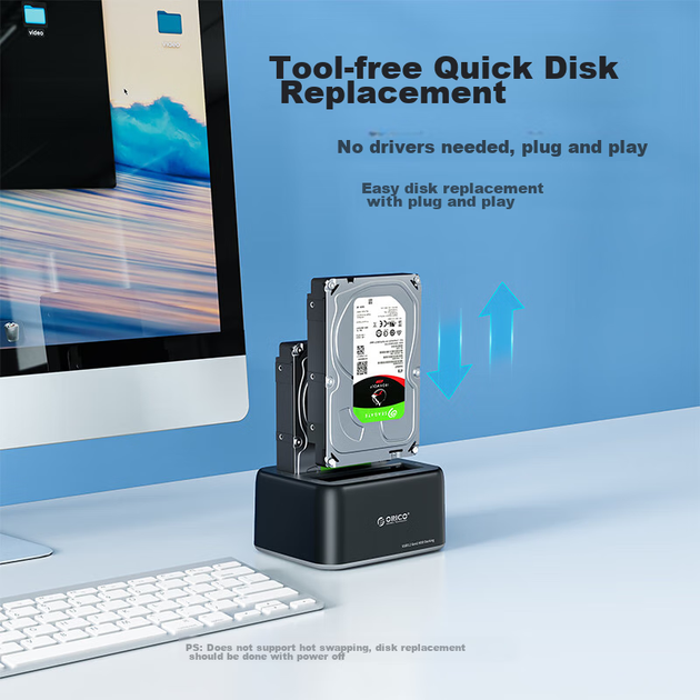 Корпус ORICO 6819C3 для HDD/SSD 2.5/3.5" Type-C 3.2 внешний - изображение 11